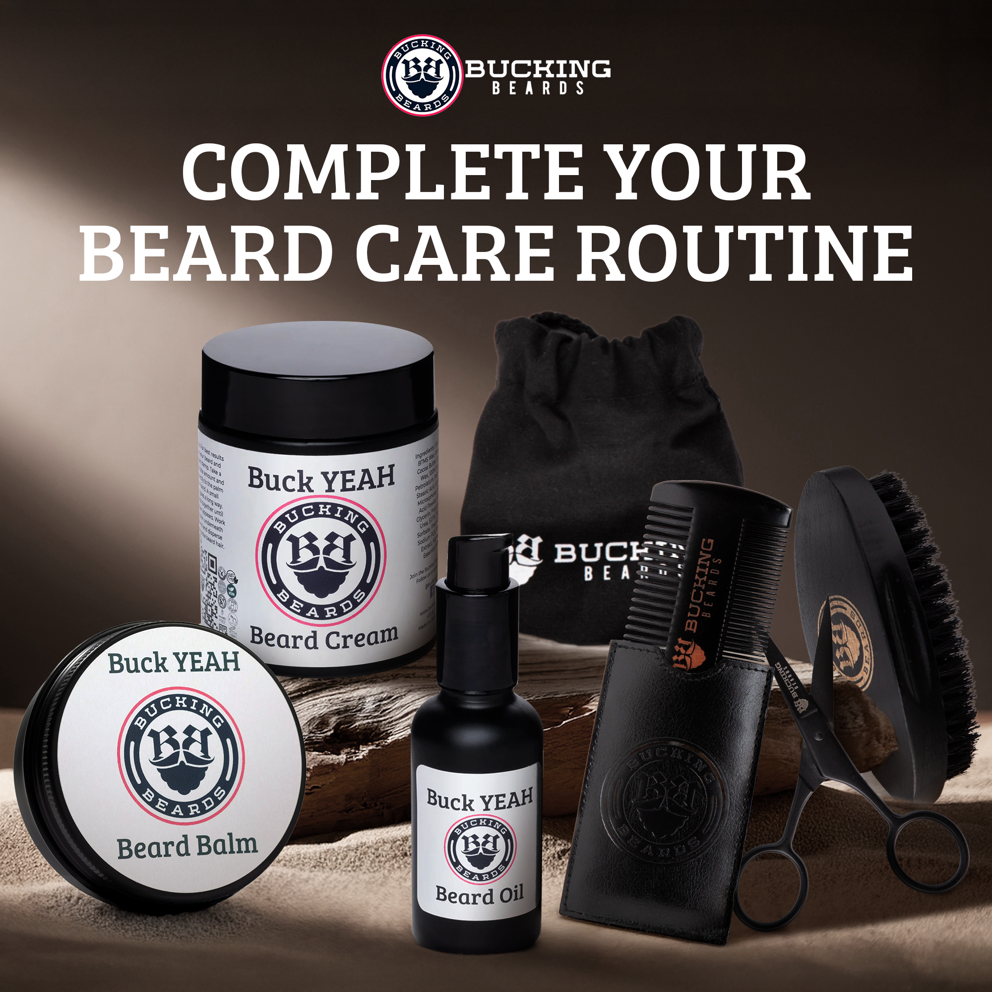 Hypoallergenic, Cruelty-Free, Vegan Buck YEAH - Beard Balm