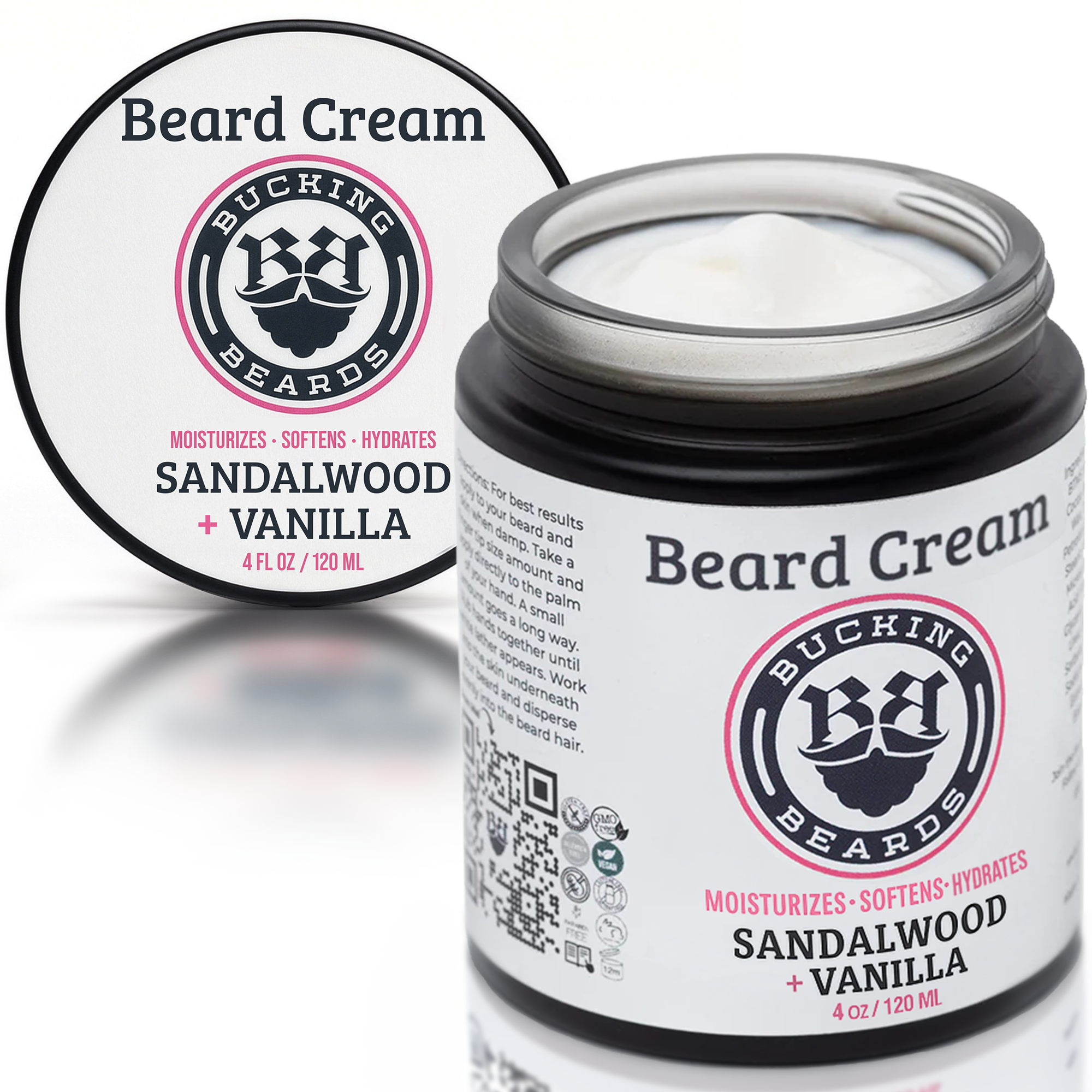 Hypoallergenic, Cruelty-Free, Vegan Buck YEAH - Beard and Scruff Cream