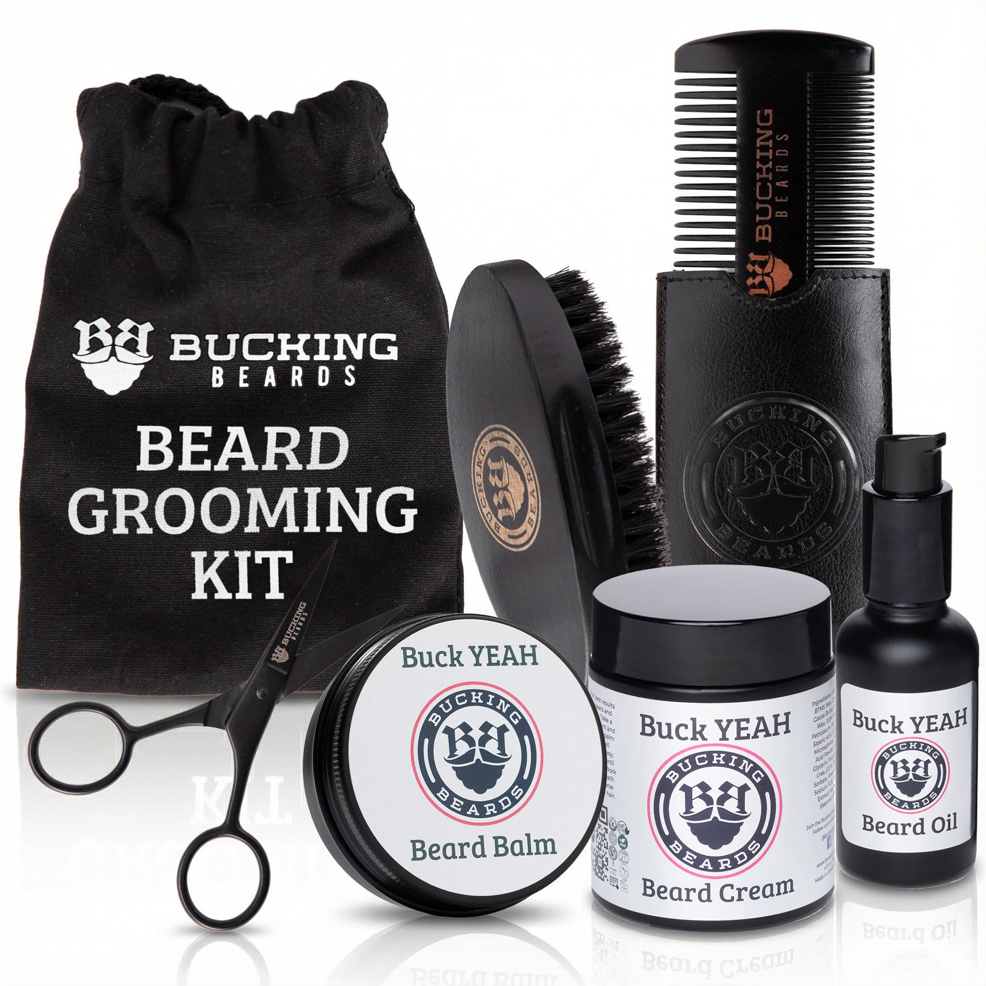 Hypoallergenic, Eco-Friendly, Cruelty-Free, Vegan Beard Kit