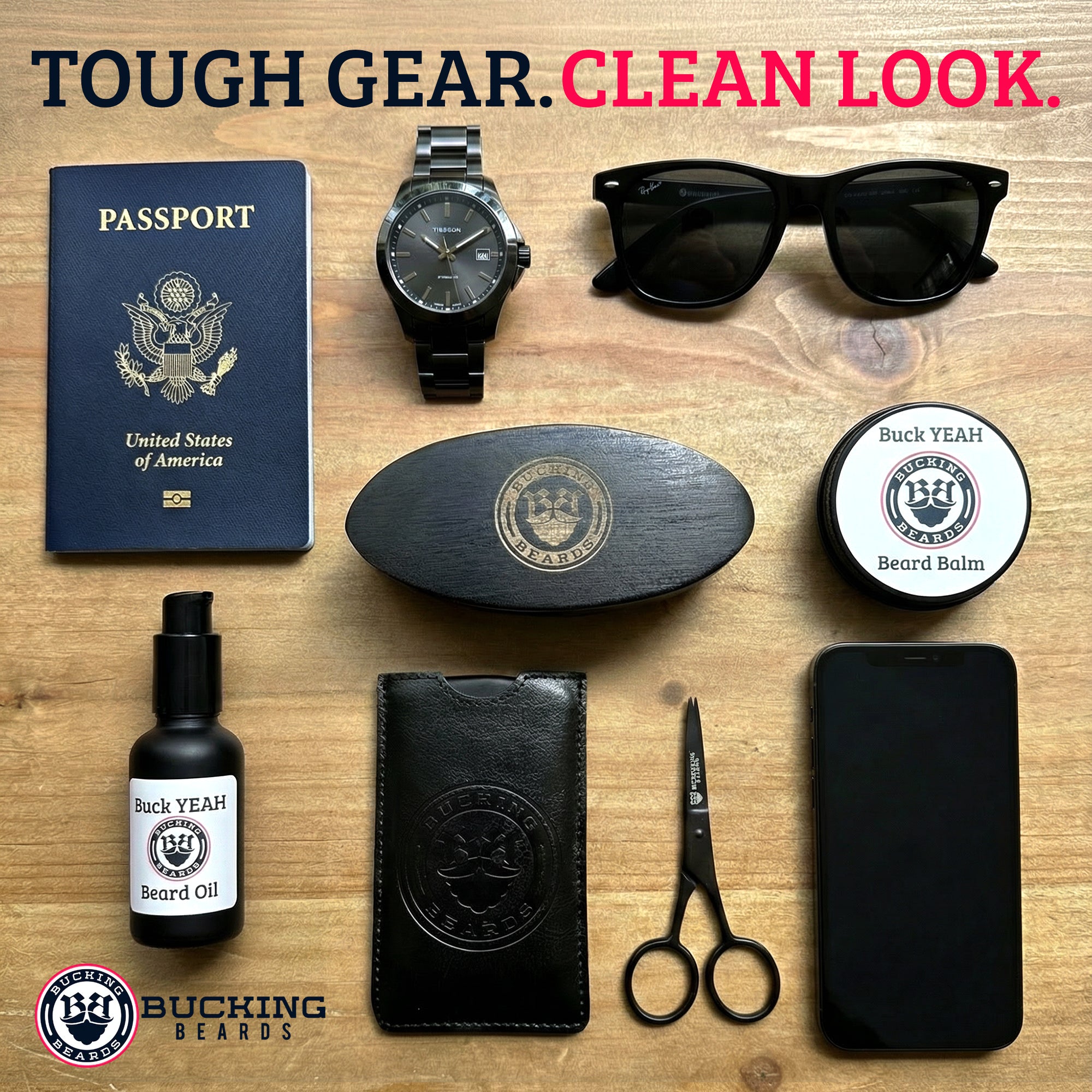 Hypoallergenic, Eco-Friendly, Cruelty-Free, Vegan Beard Kit