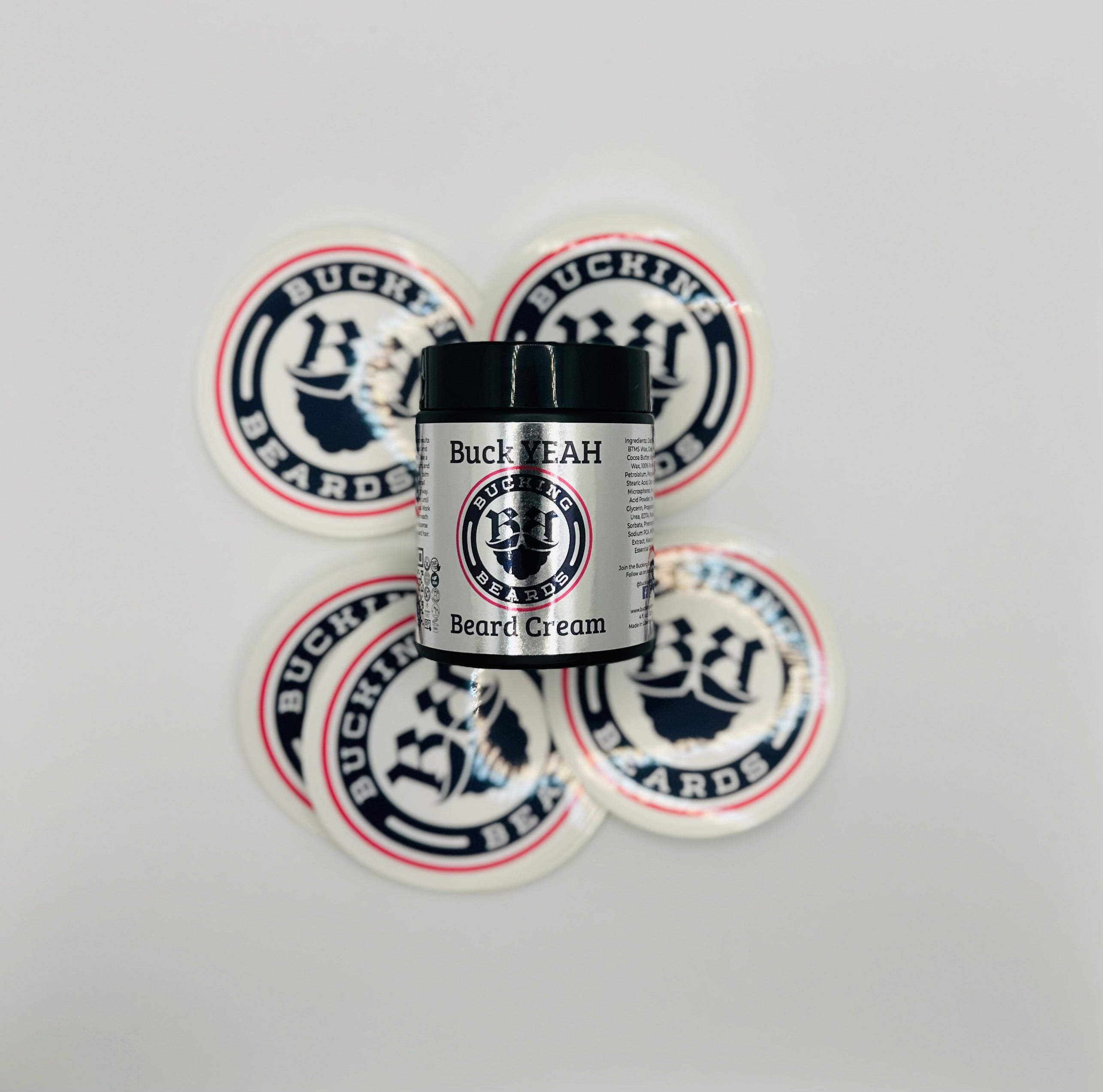 Hypoallergenic, Cruelty-Free, Vegan Buck YEAH - Beard and Scruff Cream