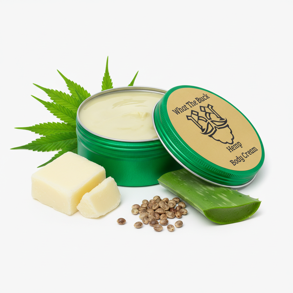 Hypoallergenic, Eco-Friendly, Cruelty-Free, What The Buck - Soothing and Hydrating Body Cream