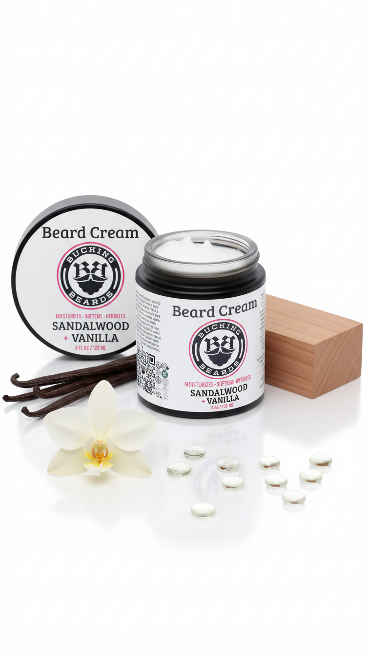 Hypoallergenic, Cruelty-Free, Vegan Buck YEAH - Beard and Scruff Cream