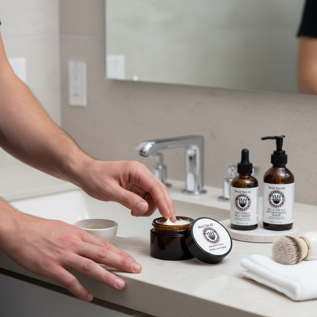 Buck 'Em All - Aftershave, Face Serum, and Cream