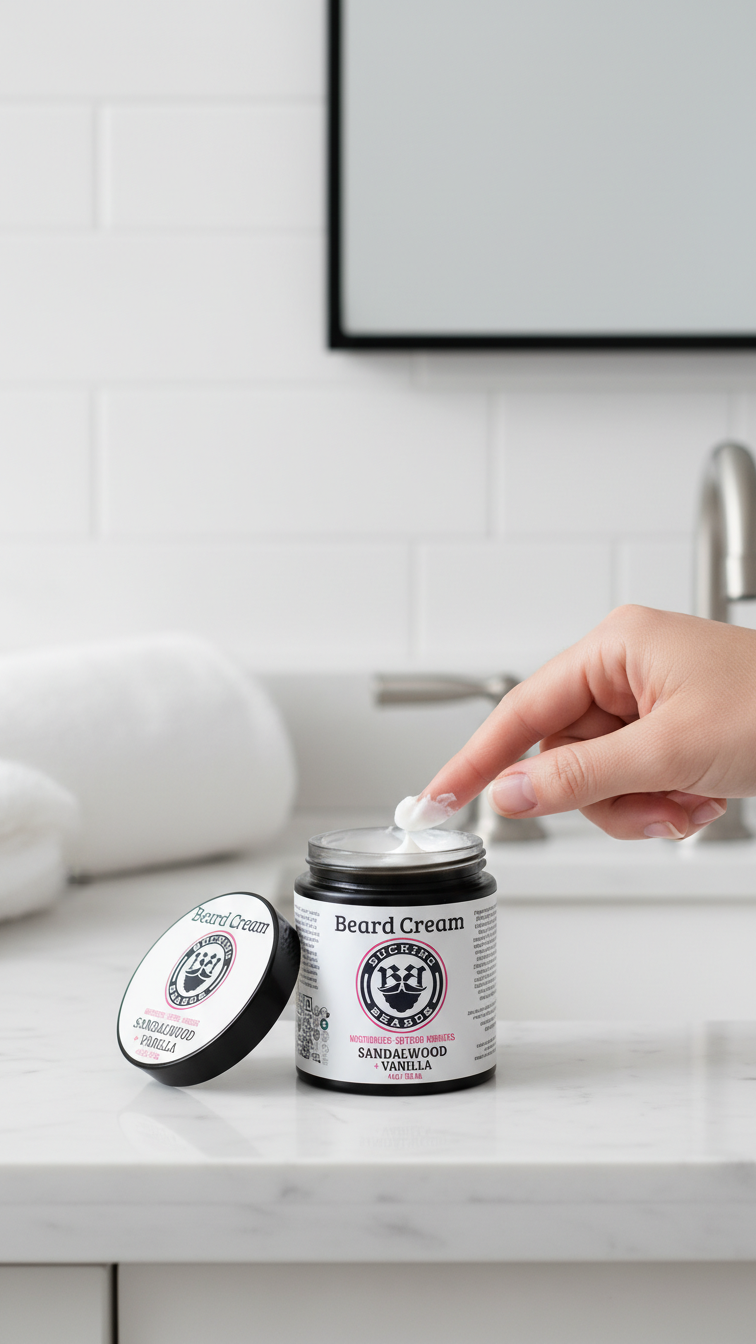 Hypoallergenic, Cruelty-Free, Vegan Buck YEAH - Beard and Scruff Cream