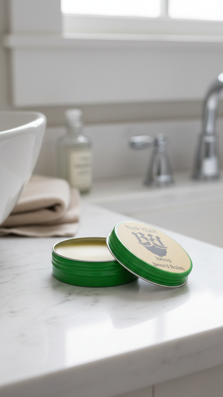 Hypoallergenic, Cruelty-Free, Vegan Buck YEAH - Soothing and Hydrating Beard Balm