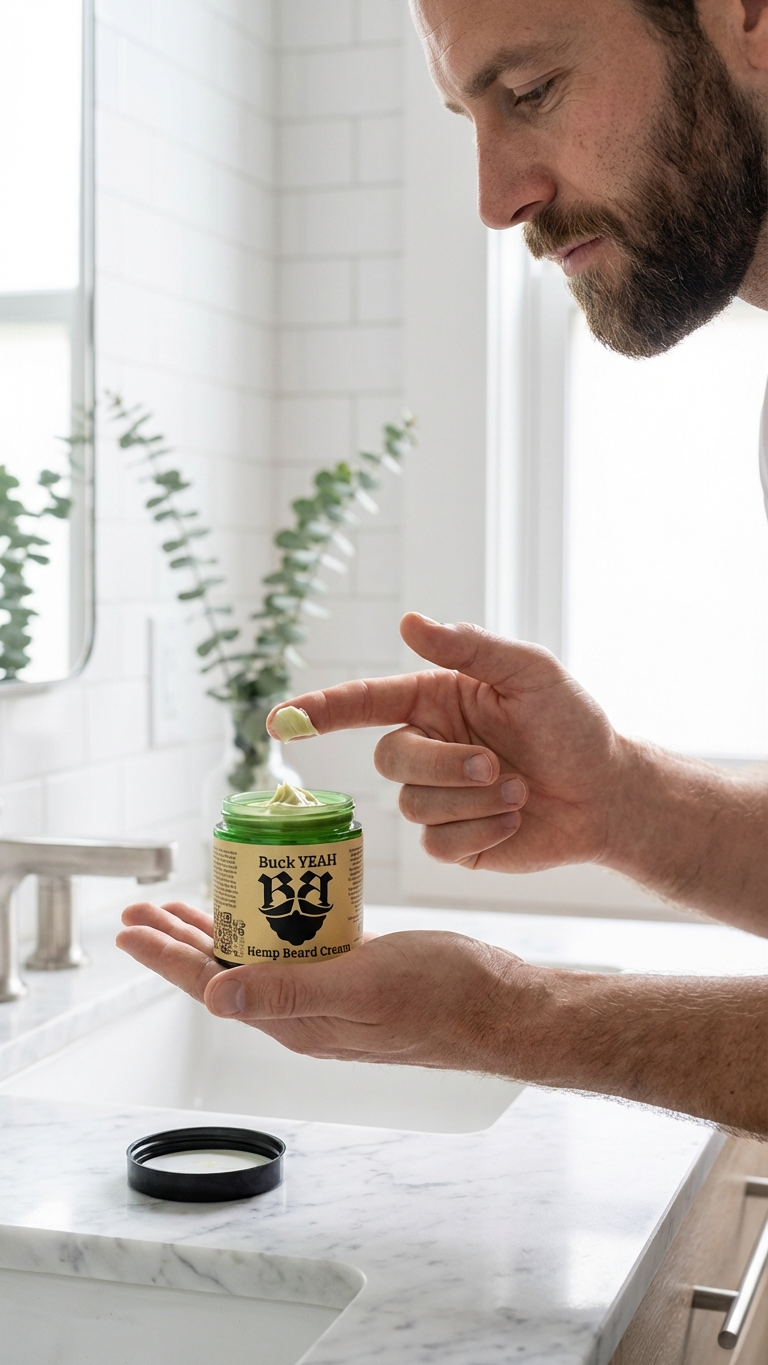 Hypoallergenic, Eco-Friendly, Cruelty-Free Buck YEAH - Soothing and Hydrating Beard Cream