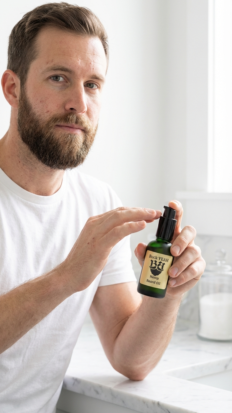 Hypoallergenic, Eco-Friendly, Cruelty-Free Buck YEAH - Soothing and Hydrating Beard Oil