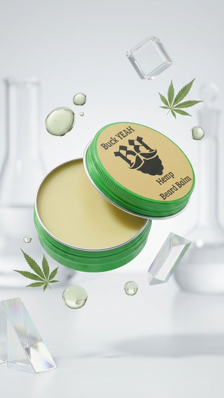 Hypoallergenic, Cruelty-Free, Vegan Buck YEAH - Soothing and Hydrating Beard Balm