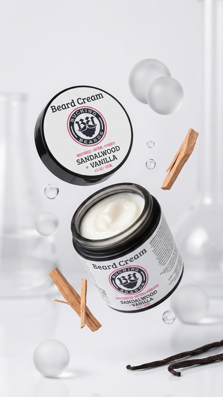 Hypoallergenic, Cruelty-Free, Vegan Buck YEAH - Beard and Scruff Cream